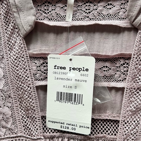 Free People Esme Button-Down Blouse | Lavender Mauve | Size Small | New with Tag - Picture 16 of 16